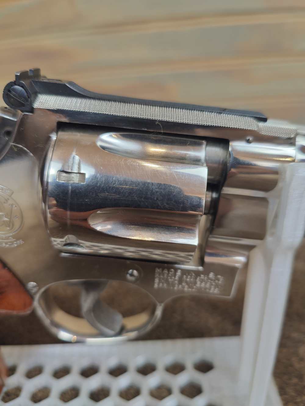 Smith & Wesson Model 27-2, Nickel, .357 Magnum, 5" Barrel, Mfg. 1977-1978-img-6