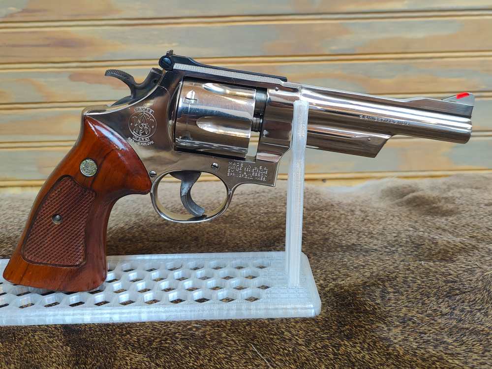 Smith & Wesson Model 27-2, Nickel, .357 Magnum, 5" Barrel, Mfg. 1977-1978-img-0