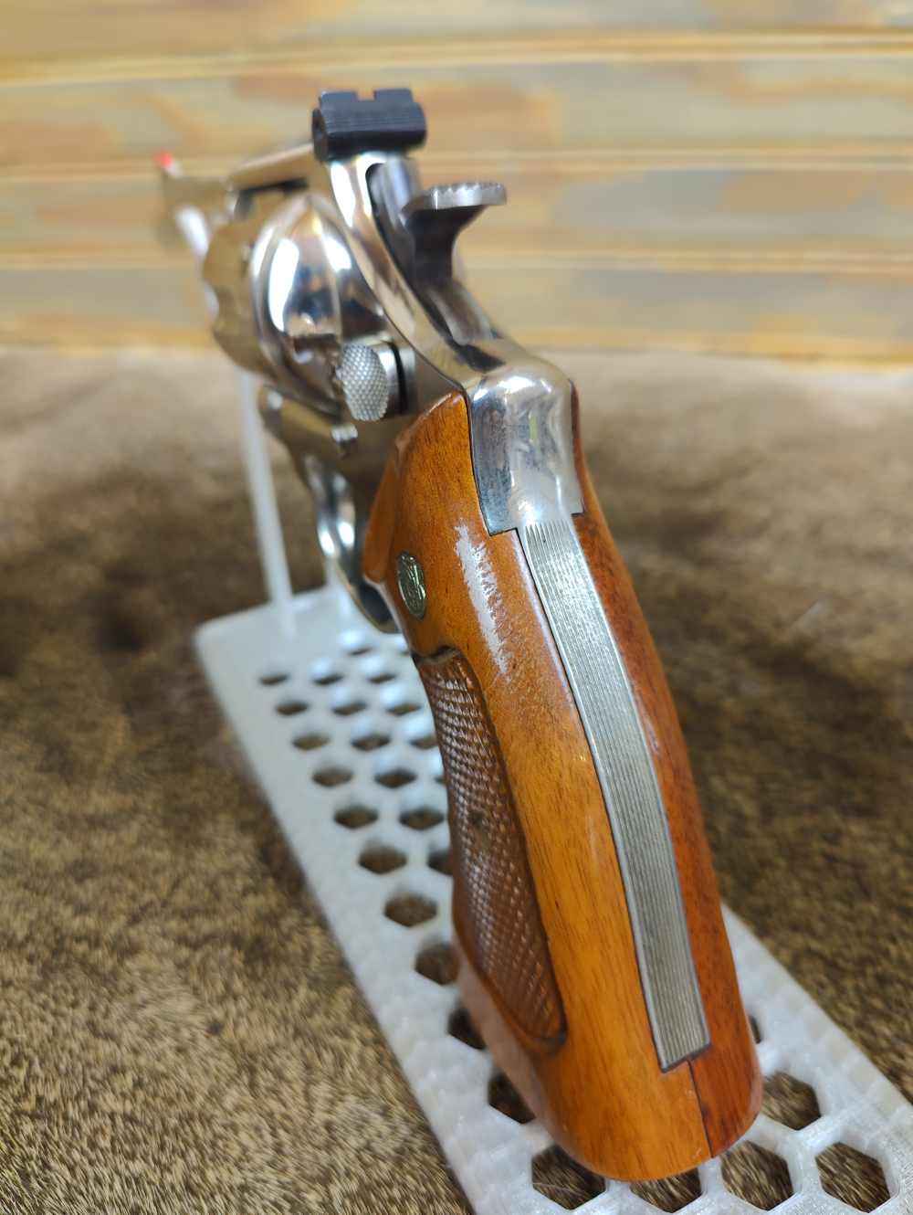 Smith & Wesson Model 27-2, Nickel, .357 Magnum, 5" Barrel, Mfg. 1977-1978-img-13