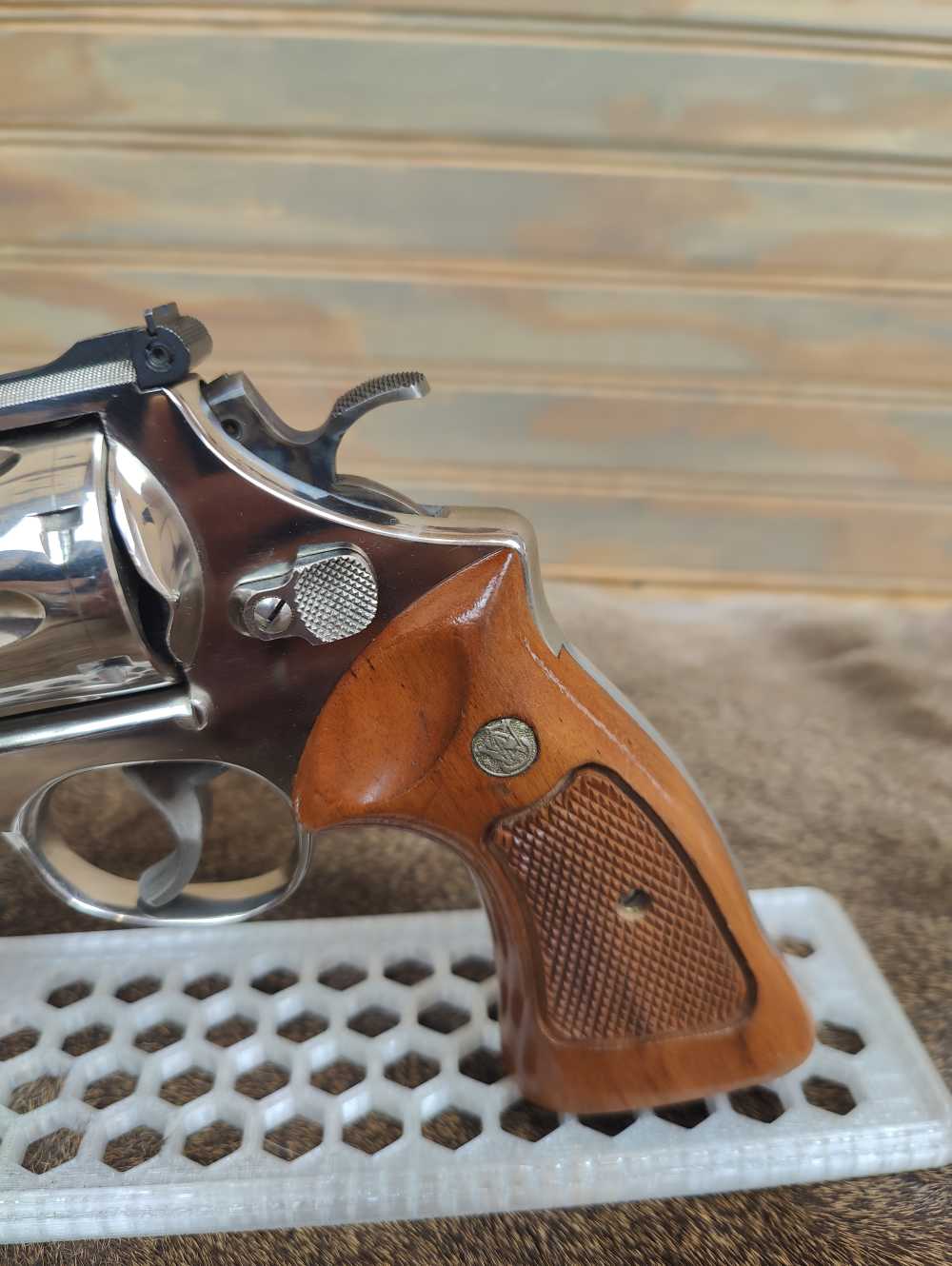 Smith & Wesson Model 27-2, Nickel, .357 Magnum, 5" Barrel, Mfg. 1977-1978-img-12