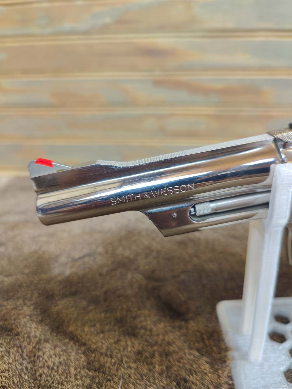 Smith & Wesson Model 27-2, Nickel, .357 Magnum, 5" Barrel, Mfg. 1977-1978-img-10