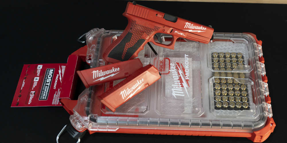 Custom Glock 22 Gen 3 .40 S&W Milwaukee Packout Stippled 2 Mags Penny Auct-img-7