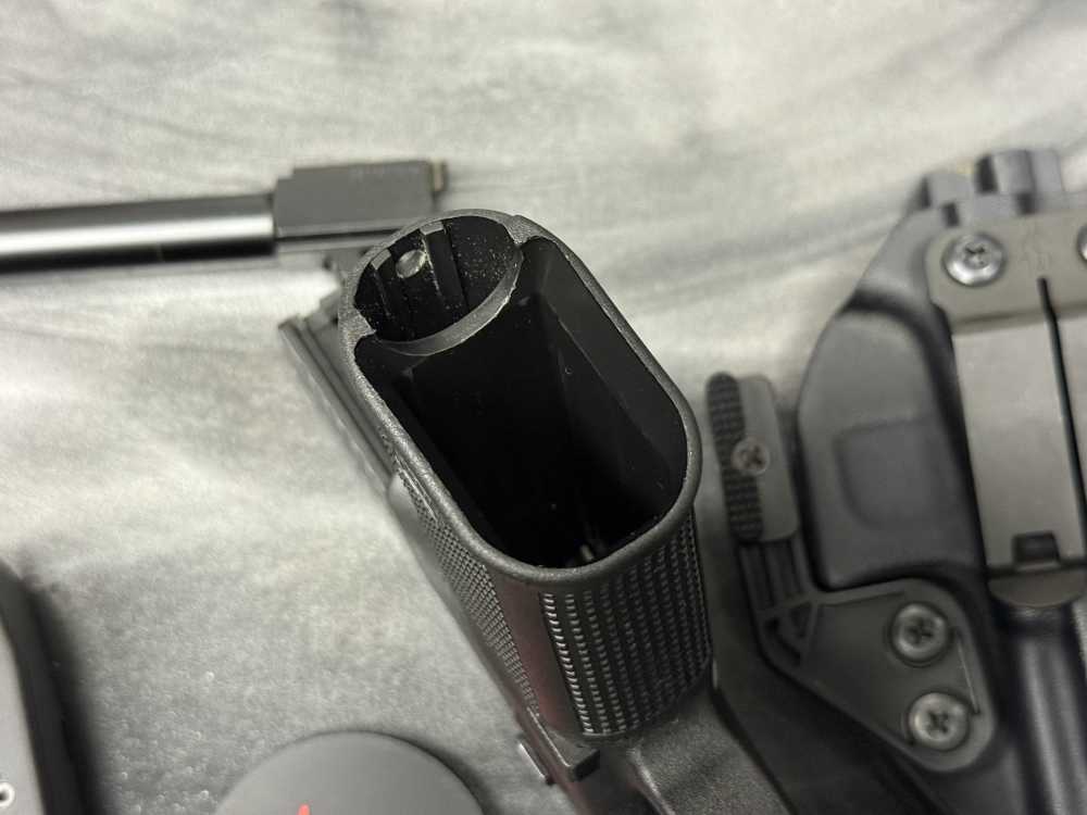 Glock 19 Gen5 9mm Zaffiri Gold Barrel Trijicon Night Sights TTI+5 NR! PS!-img-8