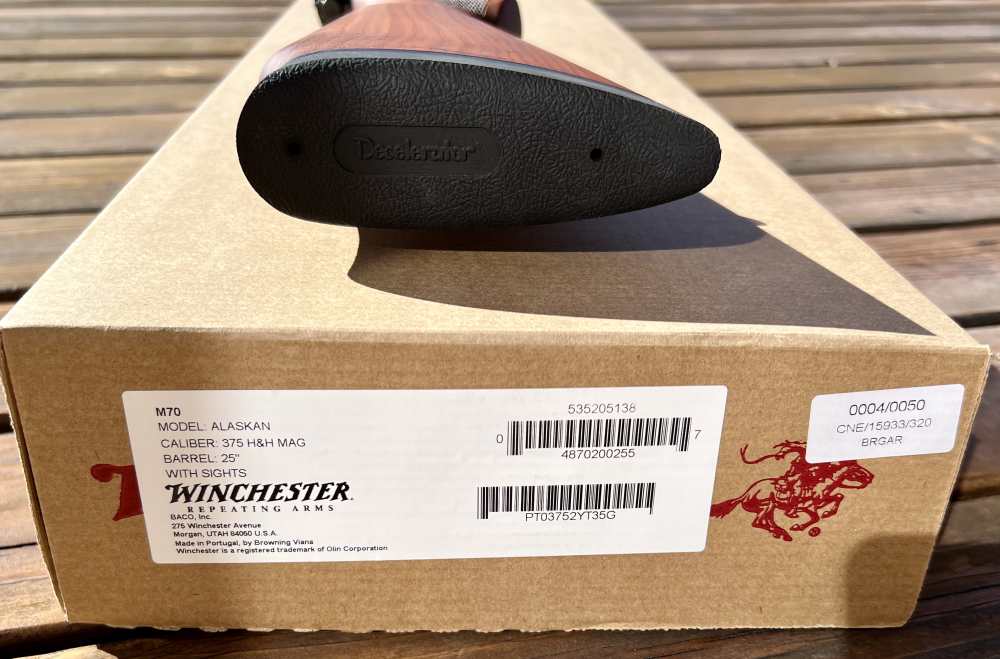 Winchester 70 ALASKAN 375 H&H Magnum 25" Barrel Walnut NIB 2026-img-33