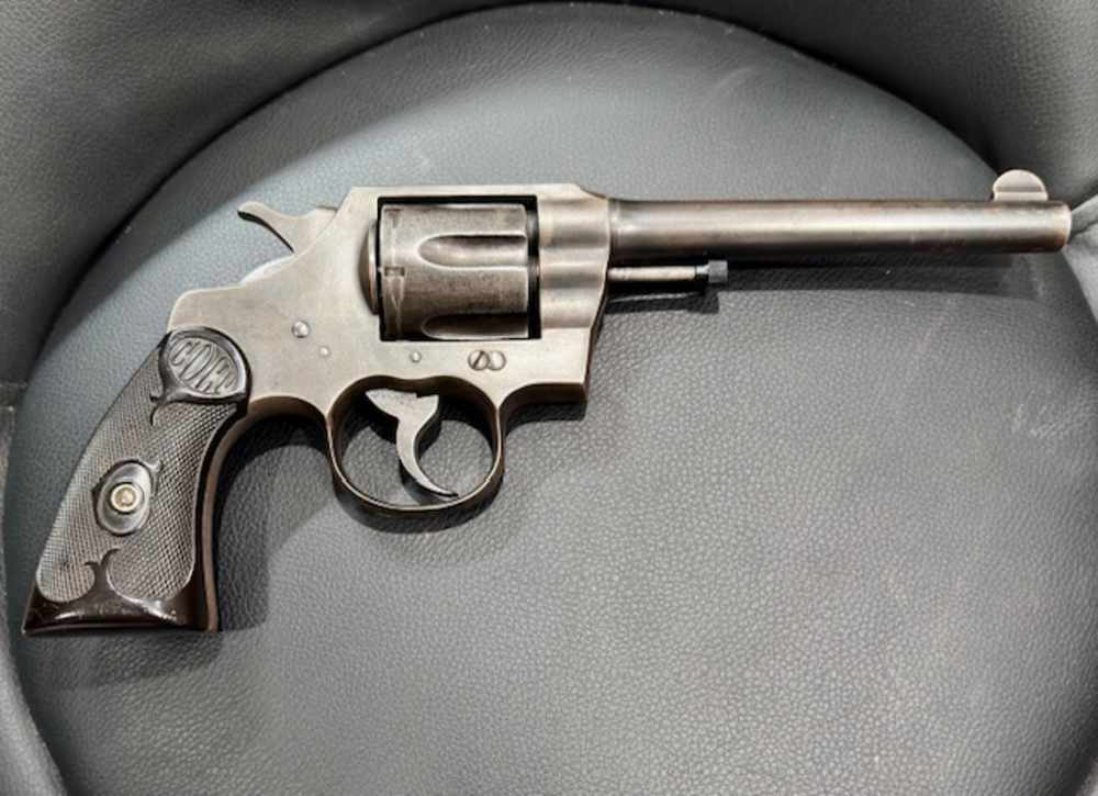 1913 Colt Army Special .38 spl 6" Barrel 6 Rounds Revolver -img-4