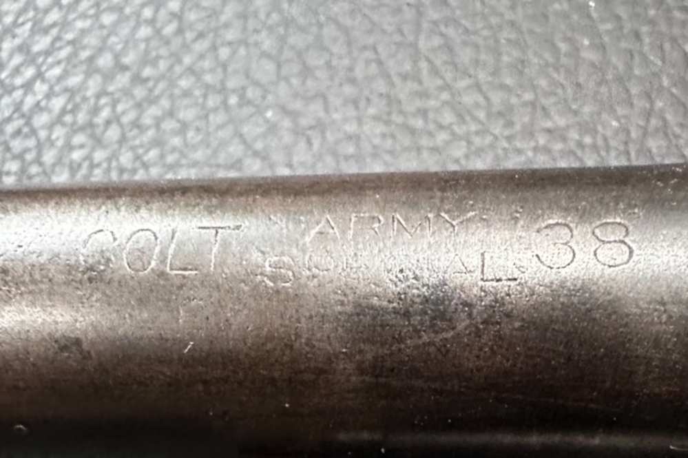 1913 Colt Army Special .38 spl 6" Barrel 6 Rounds Revolver -img-11