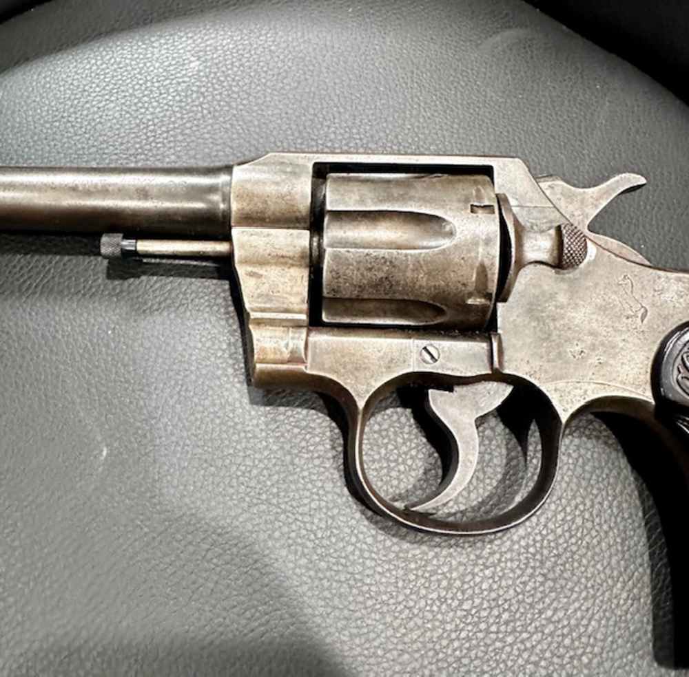 1913 Colt Army Special .38 spl 6" Barrel 6 Rounds Revolver -img-2