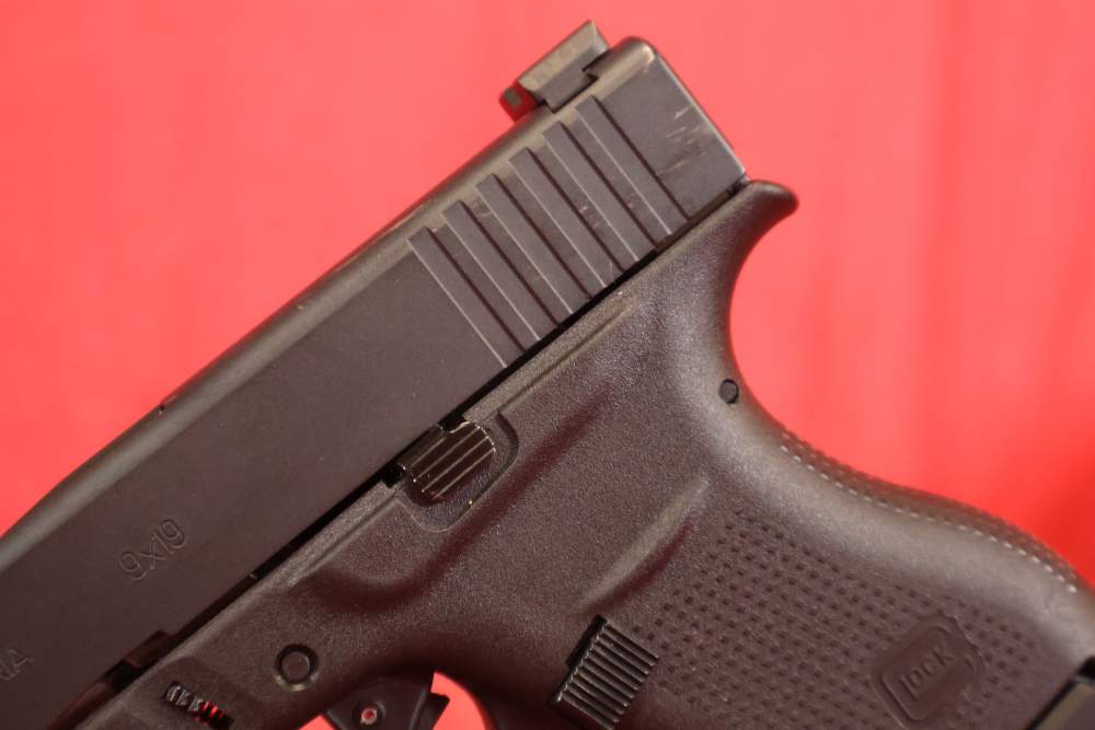 Glock 43 9mm TTI Overwatch Trigger Tritium Holster Front Serrations-img-6