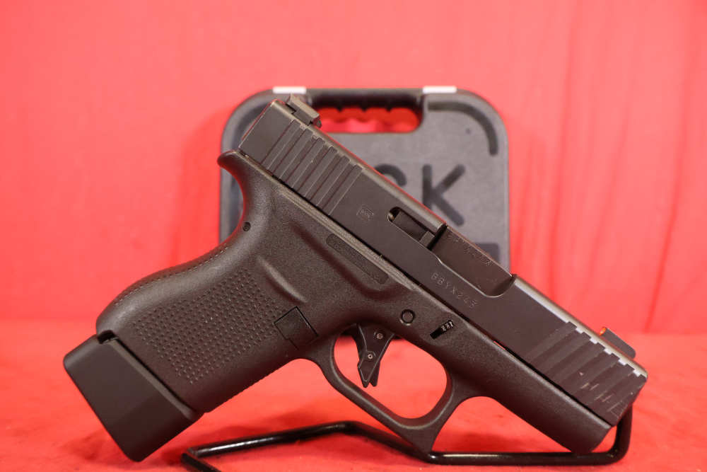 Glock 43 9mm TTI Overwatch Trigger Tritium Holster Front Serrations-img-1
