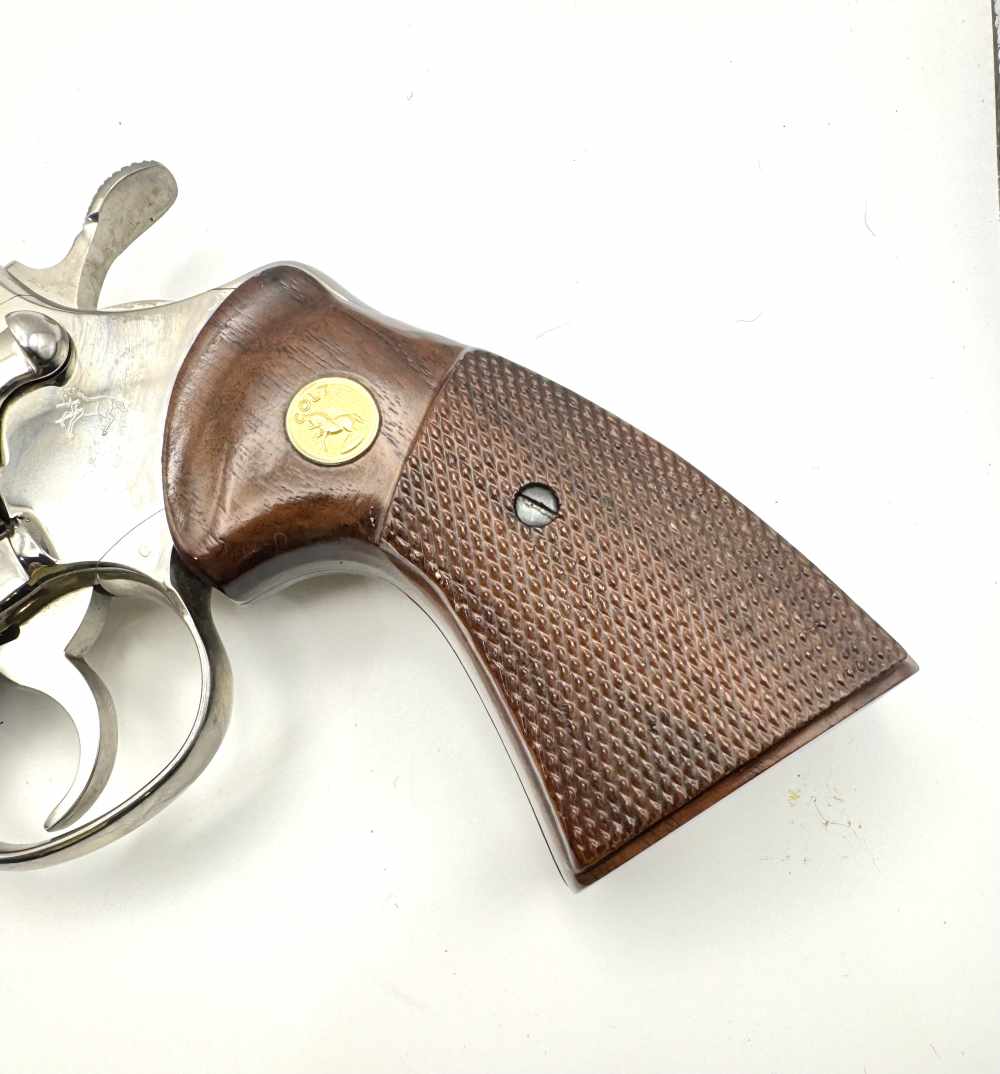 1979 Colt Python .357 Magnum Revolver Nickel 6 inch 357 Mag-img-7