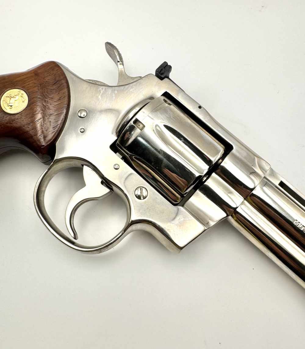 1979 Colt Python .357 Magnum Revolver Nickel 6 inch 357 Mag-img-10