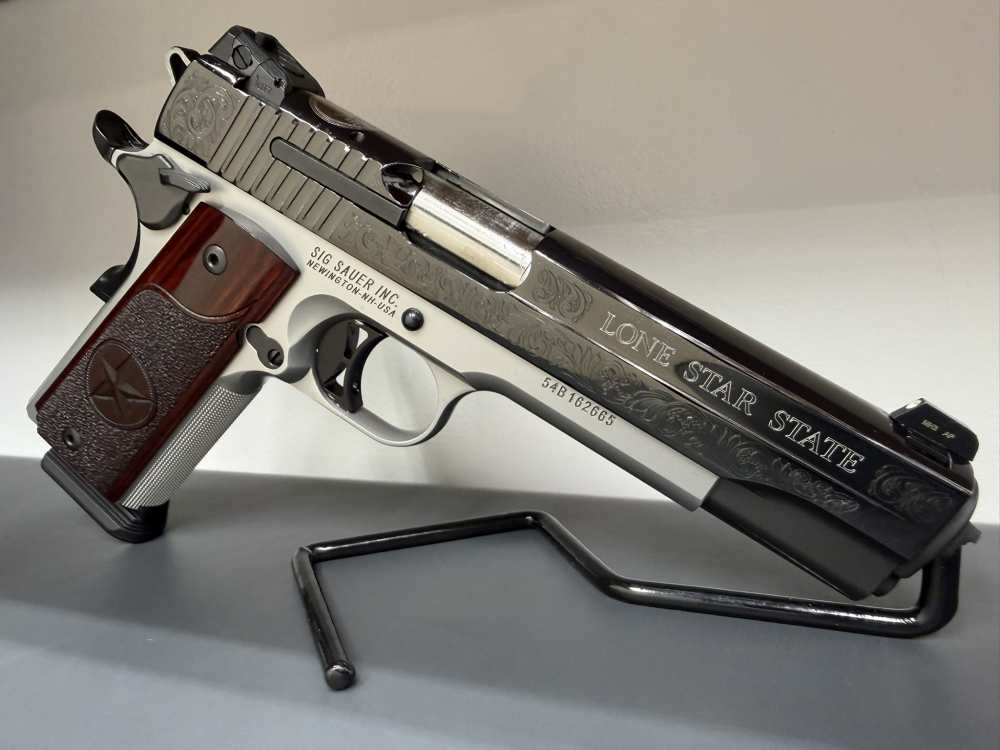 SIG SAUER 1911*TEXAS SILVER LONE STAR LIMITED EDITION RUN*MANUFACTURED 2015-img-5