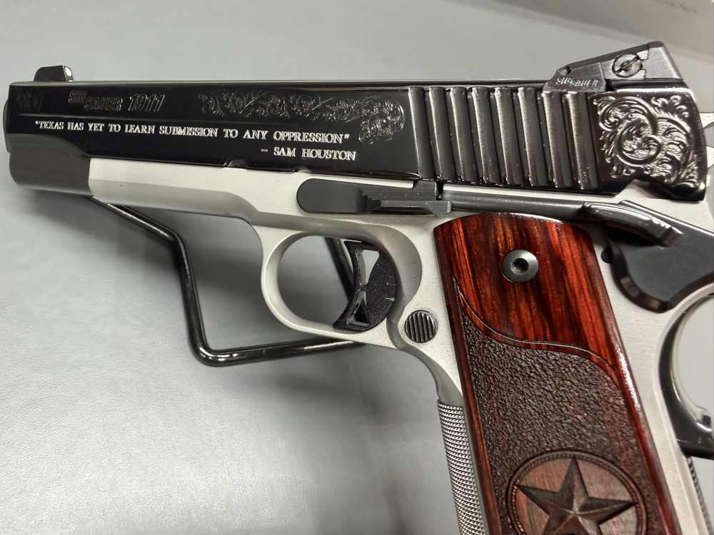 SIG SAUER 1911*TEXAS SILVER LONE STAR LIMITED EDITION RUN*MANUFACTURED 2015-img-10