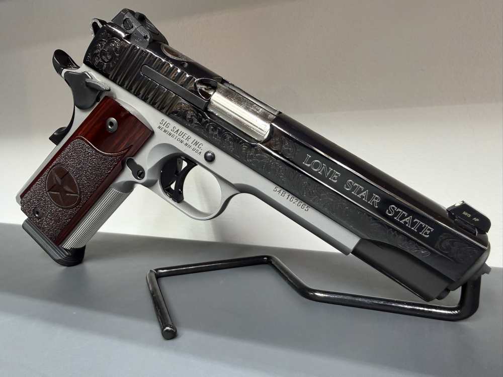 SIG SAUER 1911*TEXAS SILVER LONE STAR LIMITED EDITION RUN*MANUFACTURED 2015-img-7