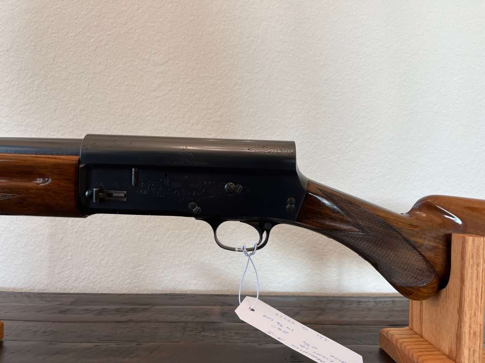 1957 Browning A-5 Light Twelve, Round knob 28" Mod-img-2