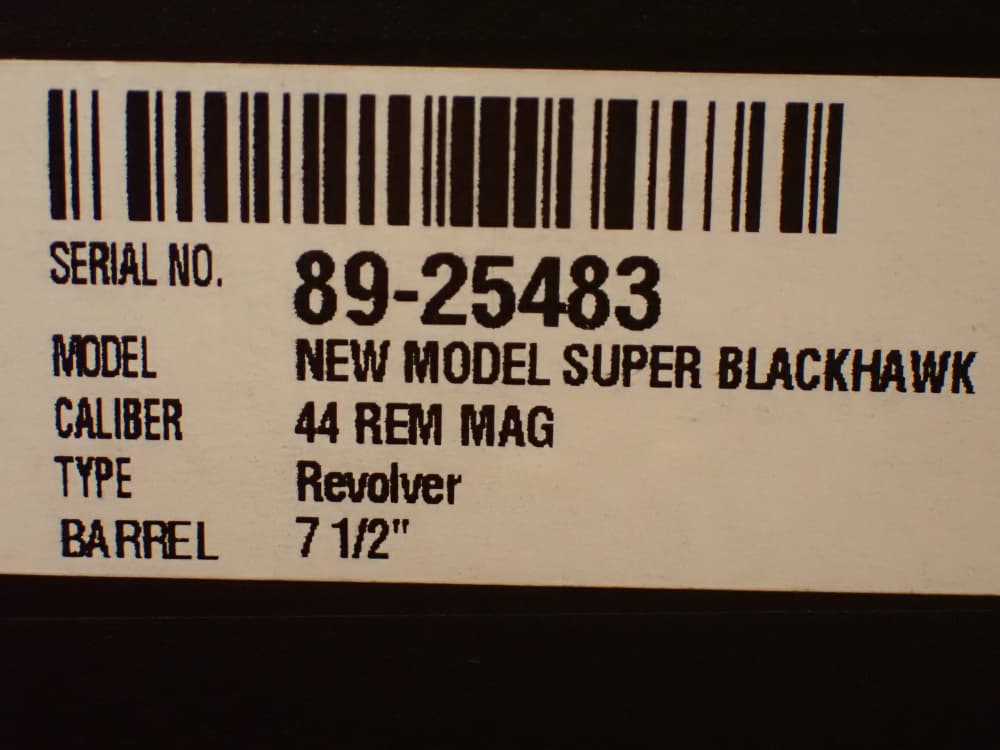 Ruger New Model Super Blackhawk .44 Rem Mag 7.5 Barrel Penny Auction-img-64