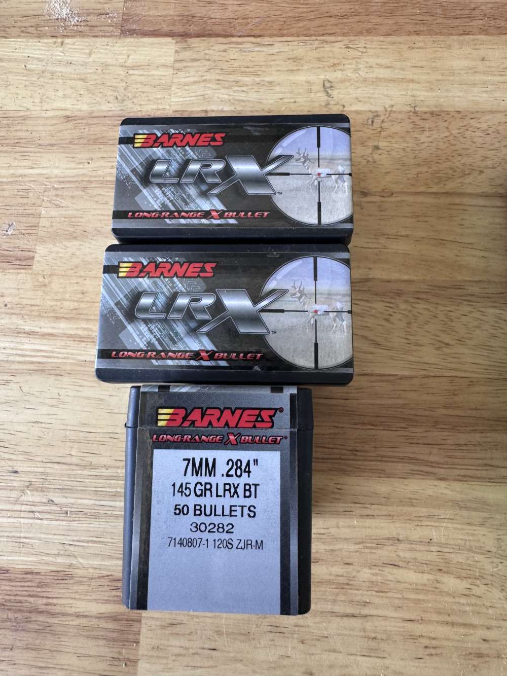 (2+) Boxes of Barnes 7mm 145 gr LRX Bullets , No Reserve! Free Shipping-img-1