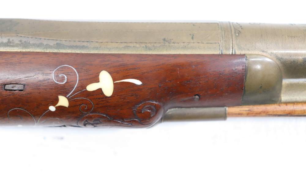 ORG 19th CENTURY ENGLISH R. ASHMORE COACH BLUNDERBUSS FLINTLOCK-img-28