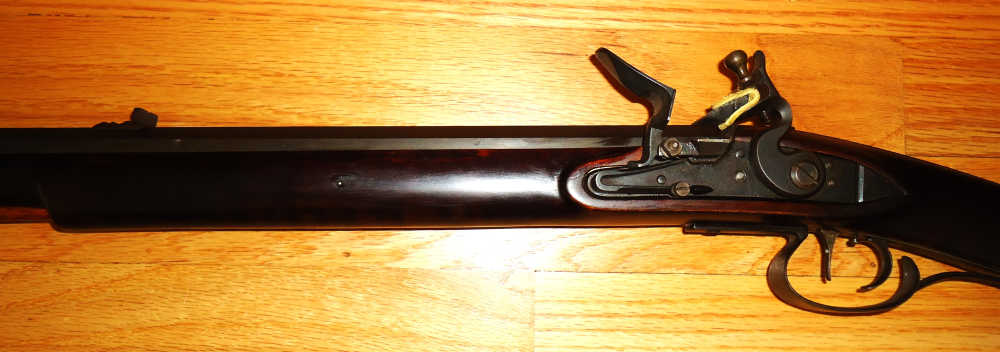 Left hand 54 Cal Southern Mountain Rifle, Flintlock, Siler, Green Mountain-img-2