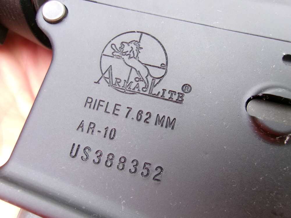 ArmaLite AR-10 .308 Semi Auto 16" Rifle SUPER CLEAN Fired Little $1START-img-12