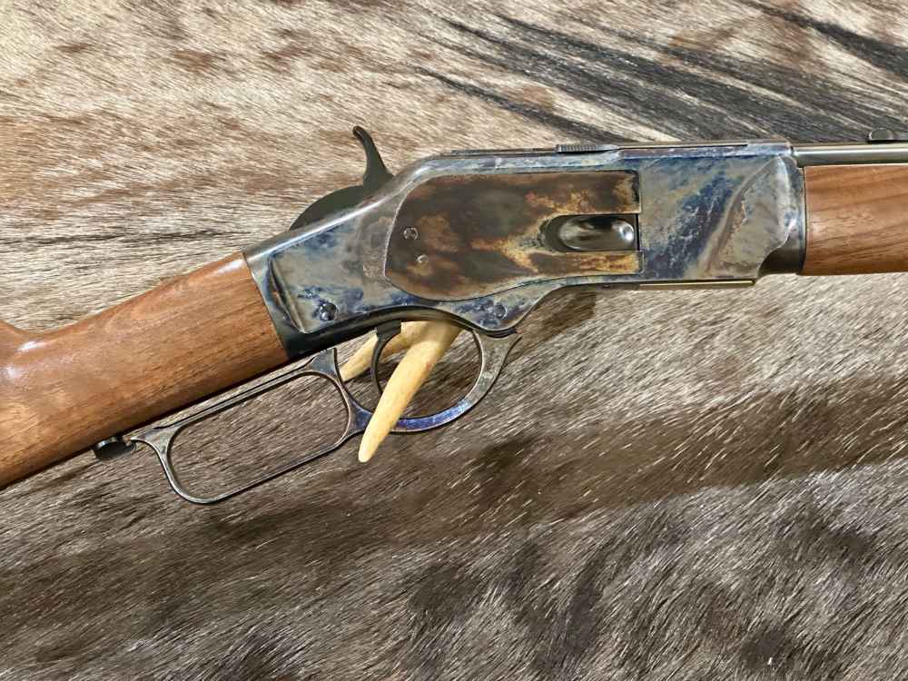 WINCHESTER 1873 SHORT RIFLE COLOR CASE HARDENED 44-40 WIN 20" GREAT WOOD-img-3