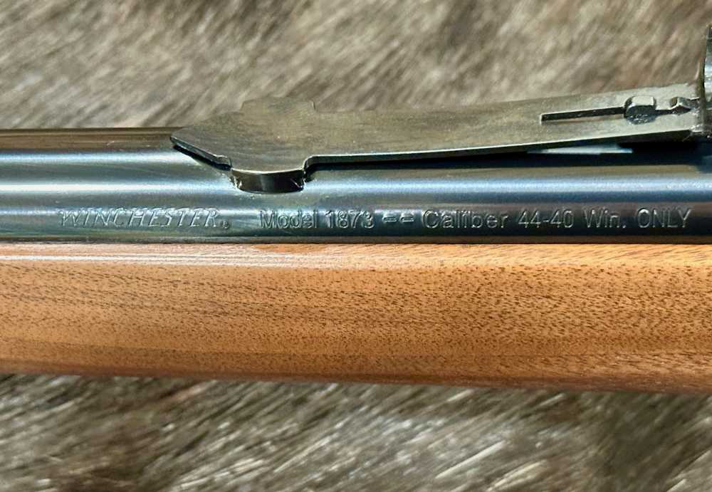 WINCHESTER 1873 SHORT RIFLE COLOR CASE HARDENED 44-40 WIN 20" GREAT WOOD-img-15