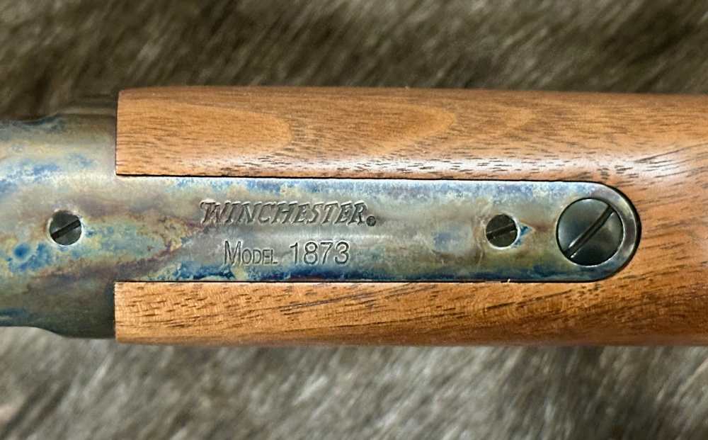 WINCHESTER 1873 SHORT RIFLE COLOR CASE HARDENED 44-40 WIN 20" GREAT WOOD-img-17
