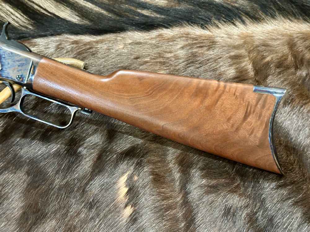 WINCHESTER 1873 SHORT RIFLE COLOR CASE HARDENED 44-40 WIN 20" GOOD WOOD-img-10