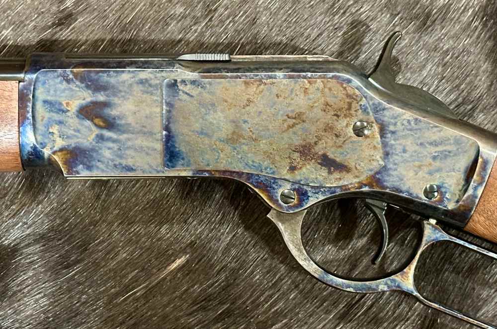 WINCHESTER 1873 SHORT RIFLE COLOR CASE HARDENED 44-40 WIN 20" GOOD WOOD-img-16