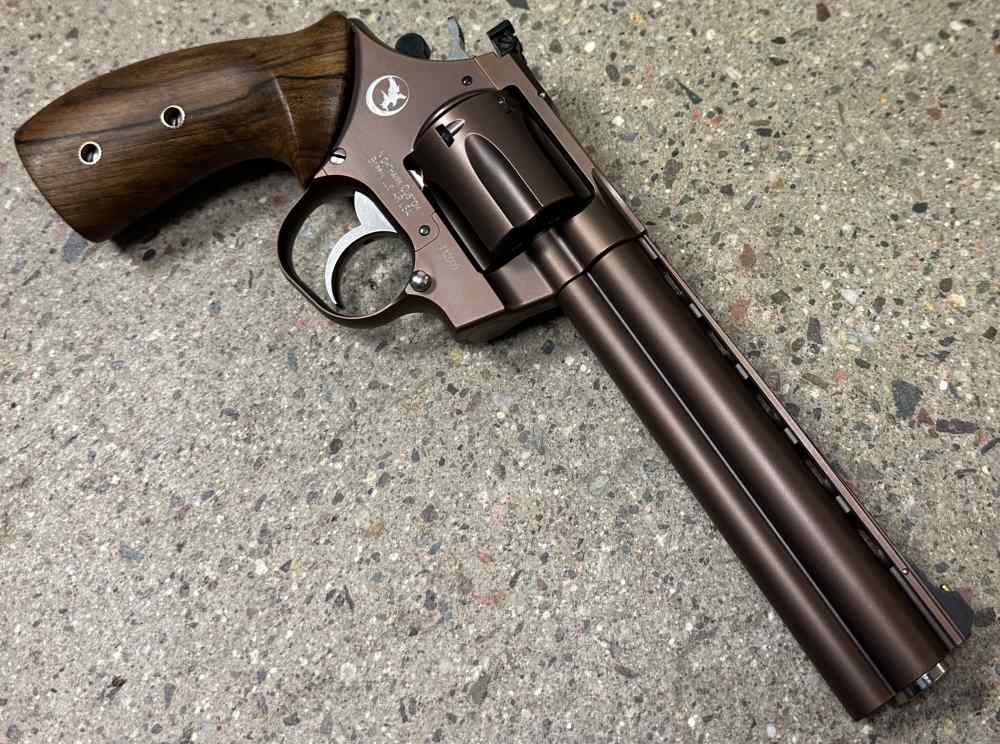 Nighthawk Custom Korth Mongoose BRONZE 357 Magnum 6" Revolver .357 MAG -img-2