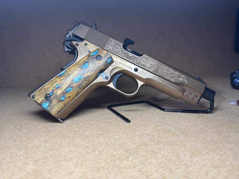 Colt 1911 Aztec .38 Super CNC Limited Edition #170 of 300  NIB-img-4