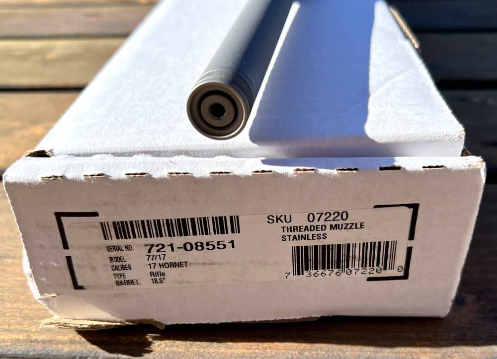 Ruger 77/17 .17 HORNET 18.5" Barrel Green Mountain Stock NIB  1 extra mag-img-29