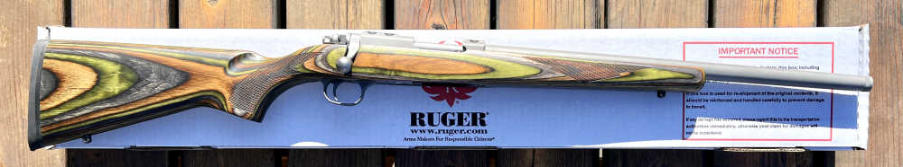 Ruger 77/17 .17 HORNET 18.5" Barrel Green Mountain Stock NIB  1 extra mag-img-1