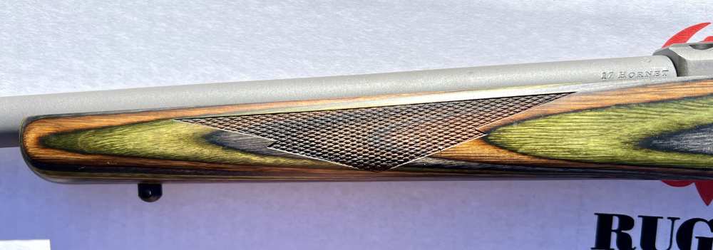 Ruger 77/17 .17 HORNET 18.5" Barrel Green Mountain Stock NIB  1 extra mag-img-20