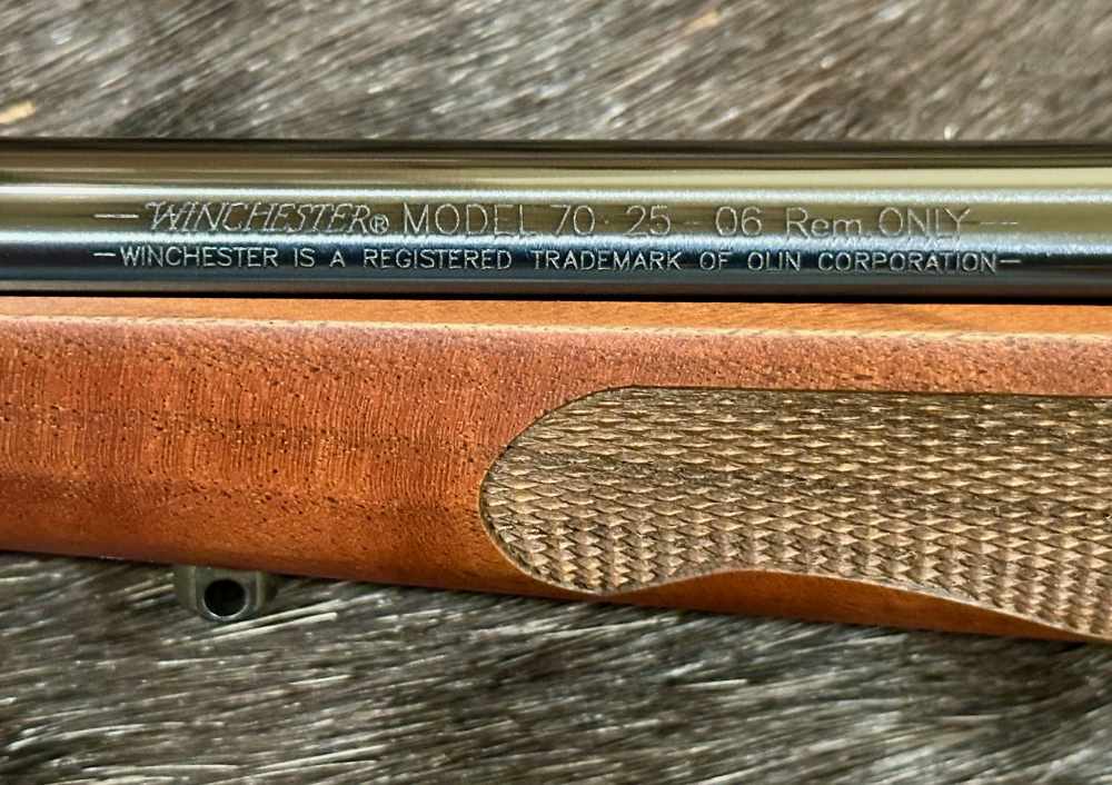 WINCHESTER MODEL 70 FEATHERWEIGHT 25-06 REMINGTON 22" GOOD WOOD-img-13