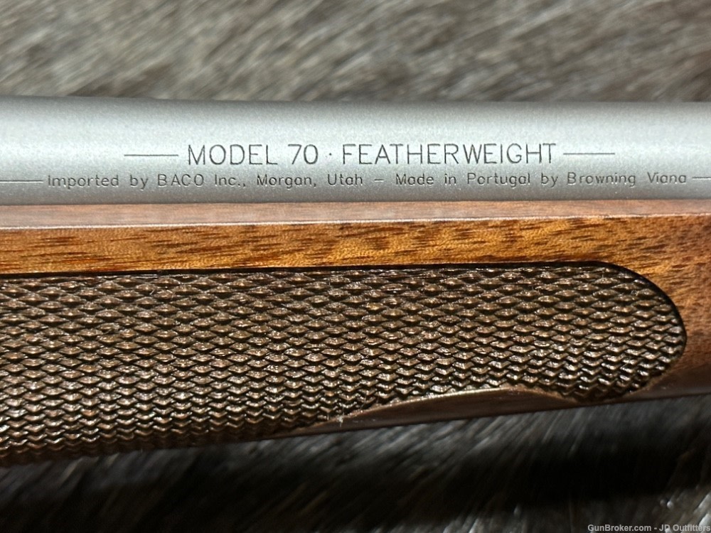 FREE SAFARI, NEW WIN MODEL 70 STAINLESS STEEL FEATHERWEIGHT 6.5 CREED 22"-img-6