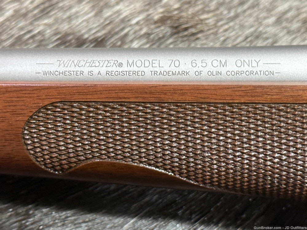 FREE SAFARI, NEW WIN MODEL 70 STAINLESS STEEL FEATHERWEIGHT 6.5 CREED 22"-img-15