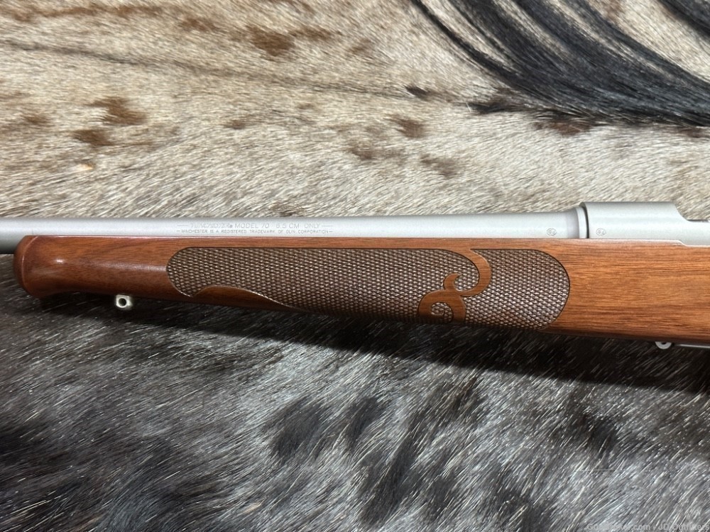 FREE SAFARI, NEW WIN MODEL 70 STAINLESS STEEL FEATHERWEIGHT 6.5 CREED 22"-img-11