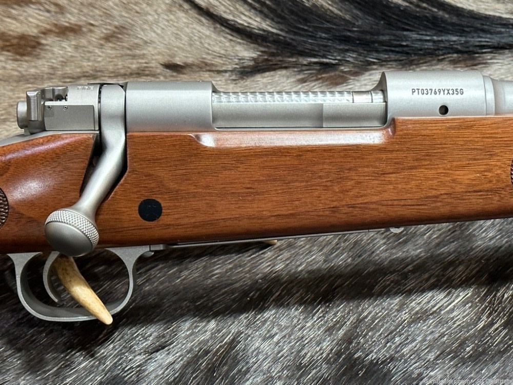 FREE SAFARI, NEW WIN MODEL 70 STAINLESS STEEL FEATHERWEIGHT 6.5 CREED 22"-img-0