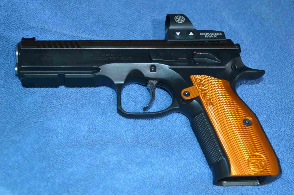  CZ Shadow 2 Orange - Custom Cajun Gun Works - SIG Sauer Romeo3 MAX Red Dot-img-2