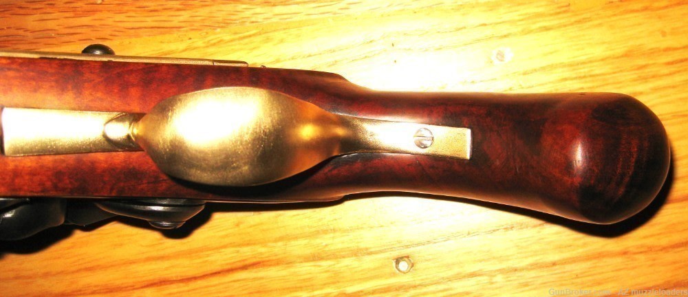 NEW 50 Cal Flintlock Pistol Swamped Getz Barrel, Chambers Lock, Curly Maple-img-3
