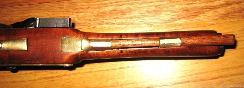 NEW 50 Cal Flintlock Pistol Swamped Getz Barrel, Chambers Lock, Curly Maple-img-2
