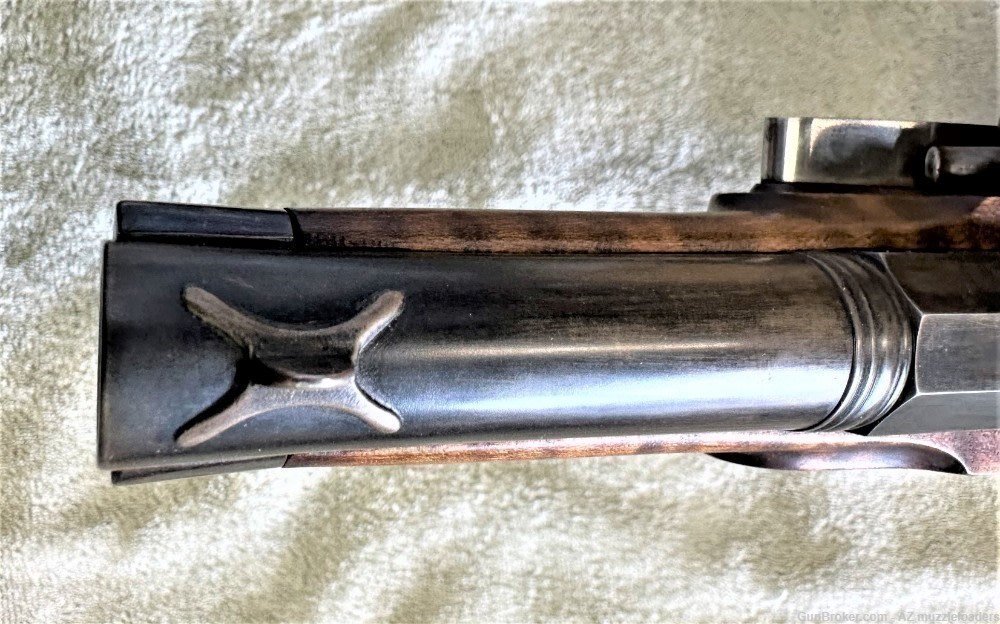 Custom 50 Cal Roby Flintlock Pistol, MBS Barrel, Muzzleloader, Siler -img-4