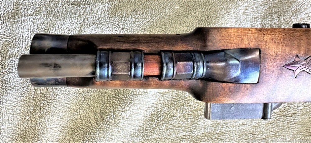Custom 50 Cal Roby Flintlock Pistol, MBS Barrel, Muzzleloader, Siler -img-9
