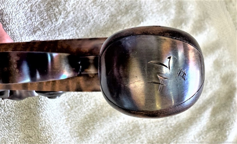 Custom 50 Cal Roby Flintlock Pistol, MBS Barrel, Muzzleloader, Siler -img-10