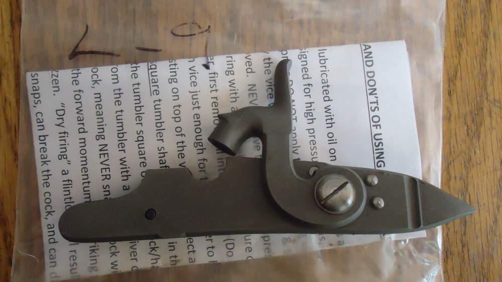 Chamber's Large Siler Percussion Lock, Left Hand, New, Muzzleloader-img-0
