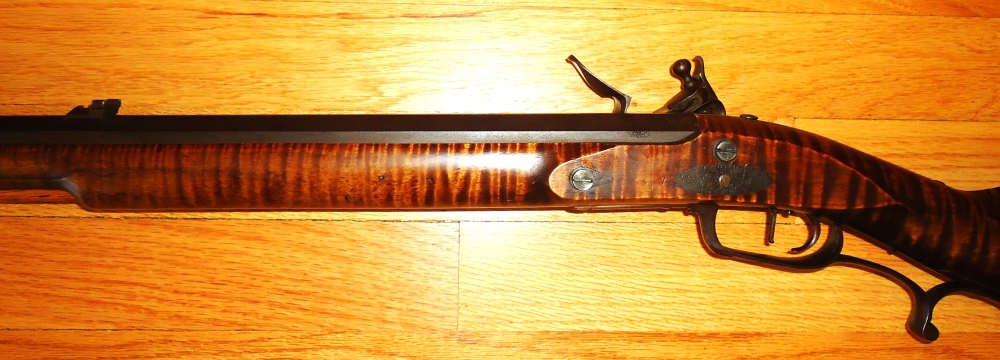 54 Caliber Poor Boy Flintlock with a Swamped  Sharon Barrel, Siler Lock-img-5