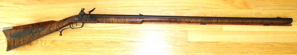 54 Caliber Poor Boy Flintlock with a Swamped  Sharon Barrel, Siler Lock-img-1