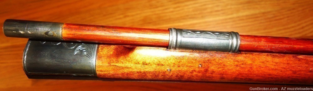 Matt Avance Christian's Spring  50 Cal Flintlock rifle, Engraved, Swamped-img-15