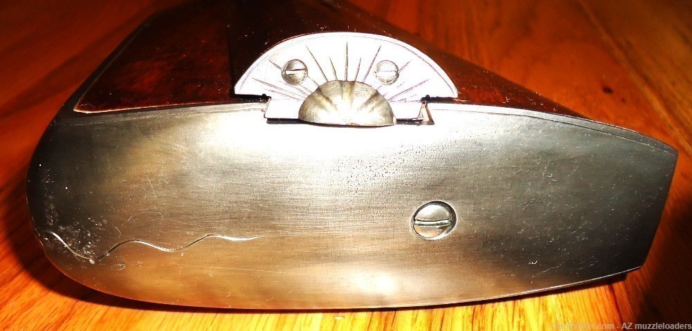 Matt Avance Christian's Spring  50 Cal Flintlock rifle, Engraved, Swamped-img-10